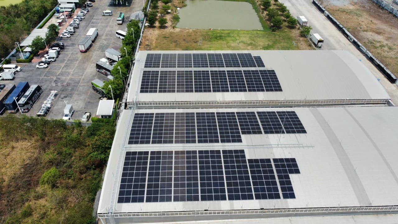 Kasikorn Bank solar installation